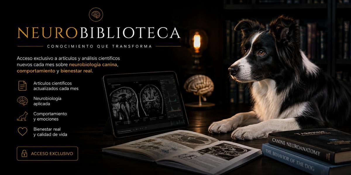 Neurobiblioteca canina con recursos de criterio y profundización.